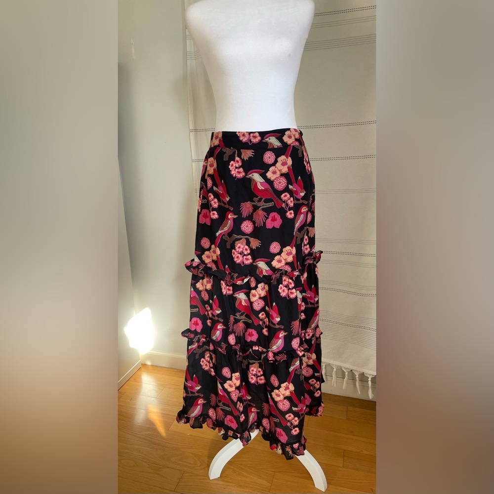 Floral Ruffle Maxi Dress